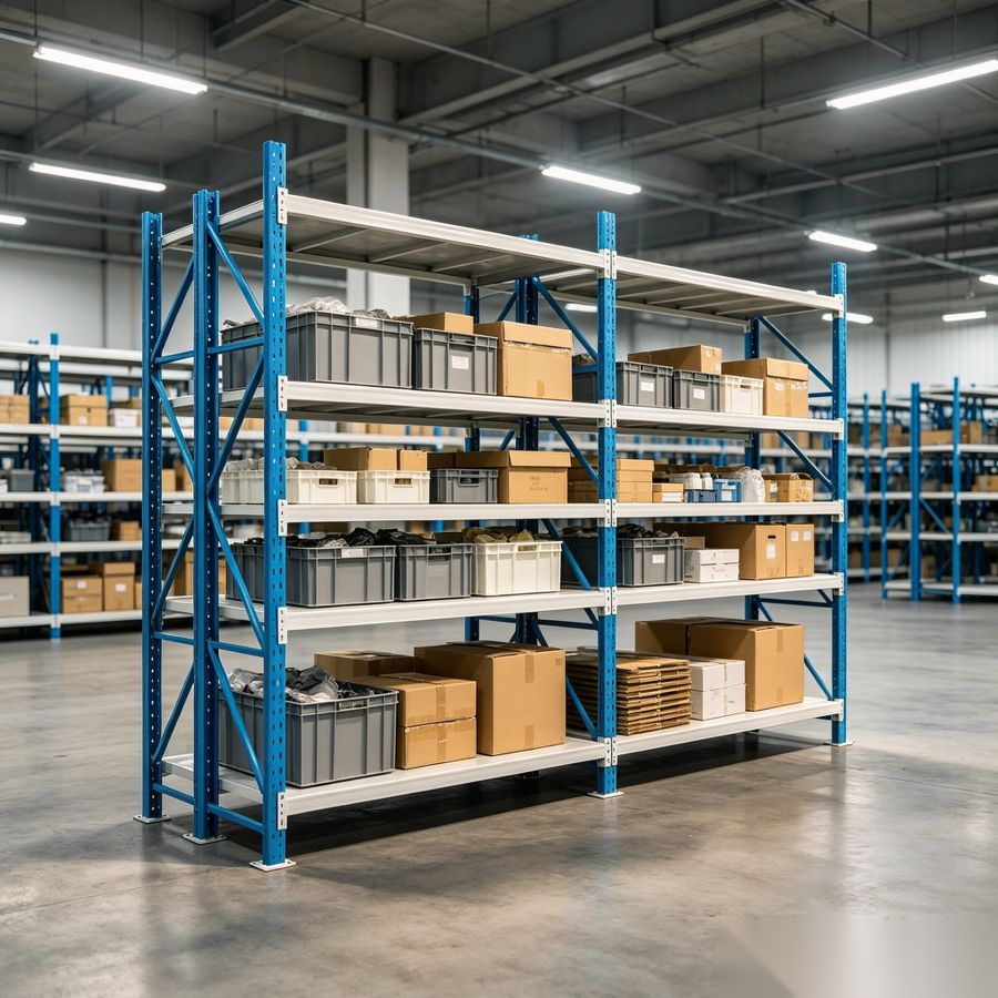 Shelving & Racks long-span in warehouse