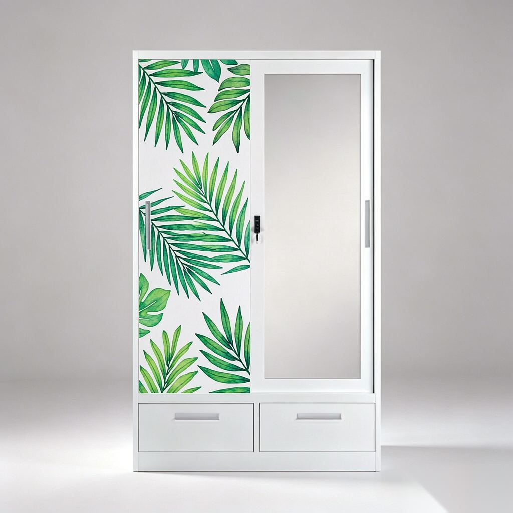 Tropical Palm printed wardrobe